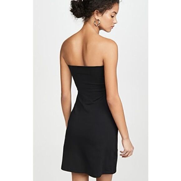 Susana Monaco Strapless Dress With Pockets in Navy Blue - Picture 2 of 7